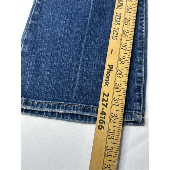 VTG 2006 Levis 525 Boot Cut Jean Womens 8 Misses Mid Rise Stretch Distressed Y2K - Picture 15 of 16